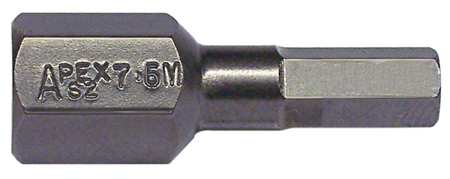 Insert Bit,metric,7/16",hex,6mm,7/8" (1