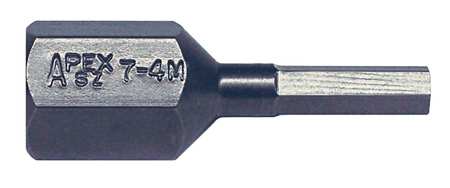 Insert Bit,metric,7/16",hex,4mm,7/8" (1