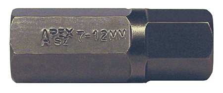 Insert Bit,metric,7/16",hex,12mm,7/8" (1