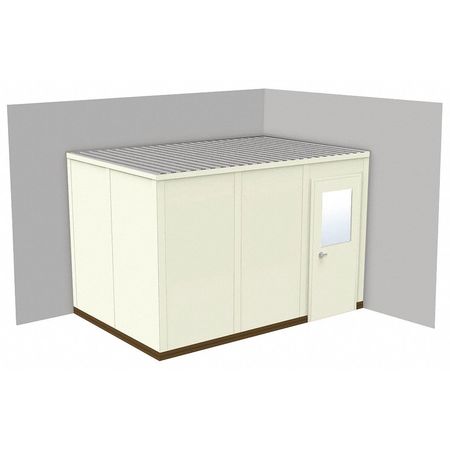 Modular In-plant Office,8 Ft. 1-1/4" D (