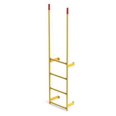 Dock Ladder,wall Mount,steel,6 Ft.,8" (1