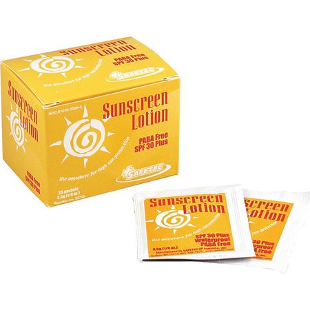 Packets Sun Tan Lotion,spf 30,1/8oz. (12