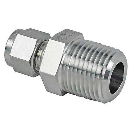 Compression Fitting,1/2" Npt,316 Ss (1 U