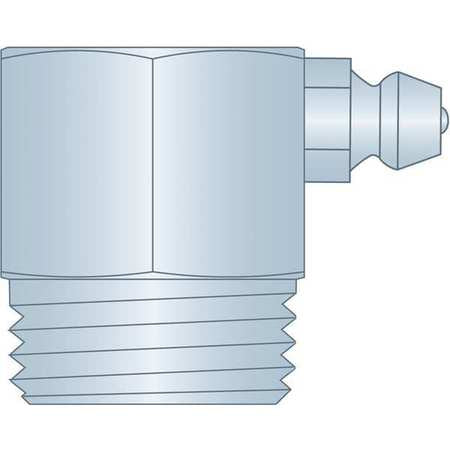 Grease Fitting,3/8"-18ptf 90d Cs Z3 (5 U