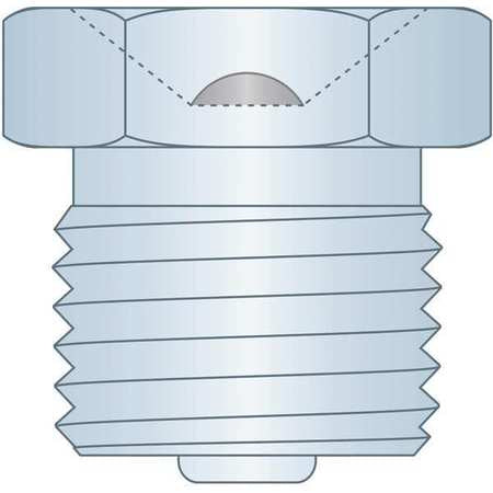 Flush Grease Fitting,1/2"-14nptf Cs Z3 (