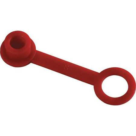 Grease Fitting Cap Tab,red (100 Units In