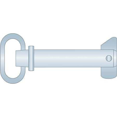 Hitch Pin Swivel Lock,1/2"x3-1/2",zc,clr