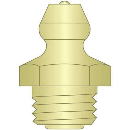 Grease Fitting,3/8"-24unf Csz,yellow (10