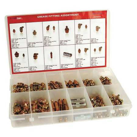 Grease Fitting Sampler Assort,170 Pcs (1