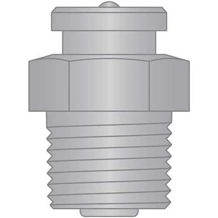 Button Head Fitting,3/8"-18nptf,ss Pv (1