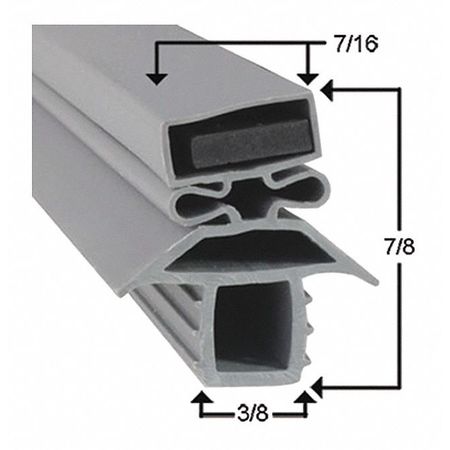 Door Gasket,16-3/4" X 44-1/2" (1 Units I