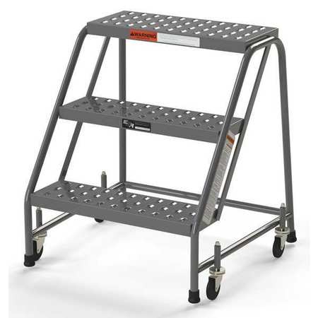 Steel Rolling Ladder,round Tube,24" (1 U