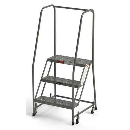 Steel Rolling Ladder,round Tube,24" (1 U