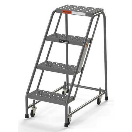 Steel Rolling Ladder,round Tube,16" (1 U