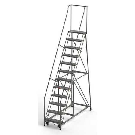 Steel Rolling Ladder,round Tube,24" (1 U