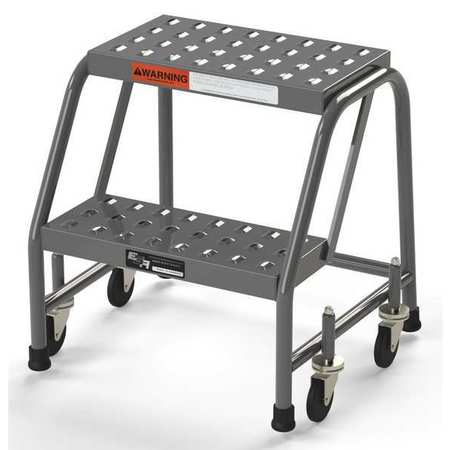 Steel Rolling Ladder,round Tube,16" (1 U