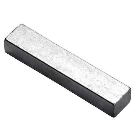 Key Stock,zinc Clear,1-1/2x1-3/4x12" (1