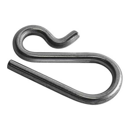 S-hook,.135"x 1-9/16" Zinc (250 Units In