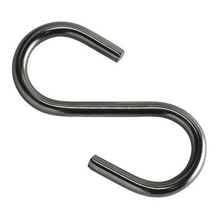 S-hook,.148"x 2"zinc (250 Units In Ea)