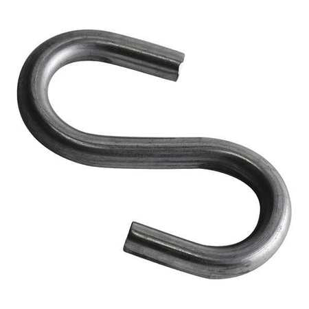 S-hook,1/4"x 2-1/2" Zinc (50 Units In Ea