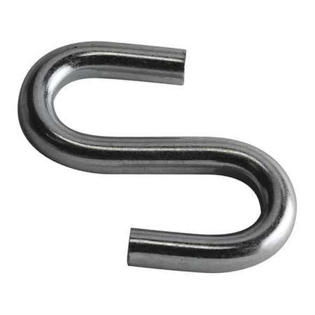 S-hook,.375"x 3-1/4" Zinc (25 Units In E