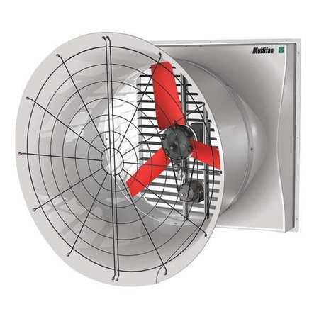 Exhaust Fan,54",37400 Cfm,fibreglass (1