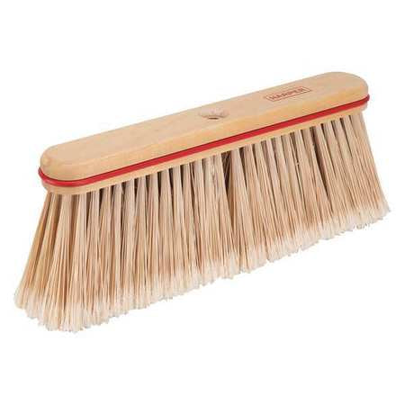 Brush,beige,synthetic Trim,12" Block (4