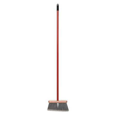 Broom,angled,gray,48" Metal Handle,9" (6