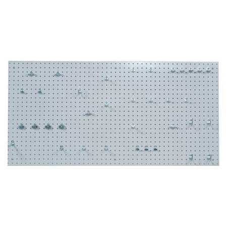 Duraboard,24 X 48 X 1/4",36 Hooks,white