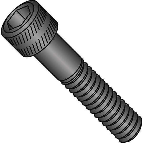 #10-24 Socket Head Cap Screw, Black Oxide Alloy Steel, 3/4 in Length, 100 PK