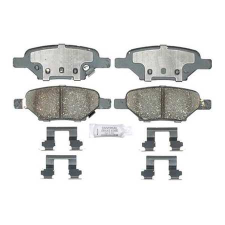 Brake Pad With Hardware,ceramic,bonded (