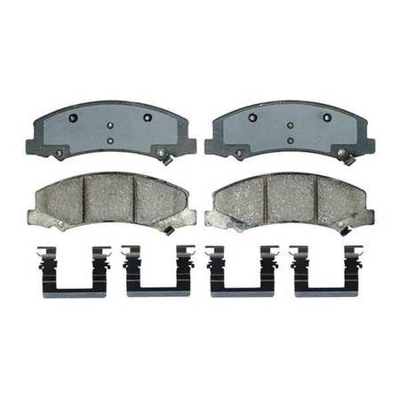 Brake Pad With Hardware,ceramic,bonded (