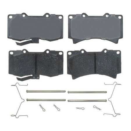 Brake Pad With Hardware,ceramic,bonded (