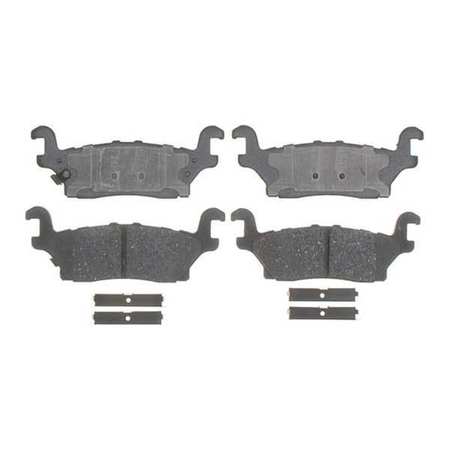 Brake Pad With Hardware,ceramic,bonded (