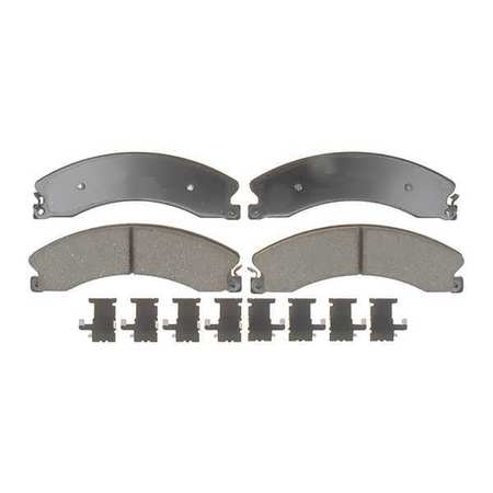 Brake Pad With Hardware,semi-metallic (1