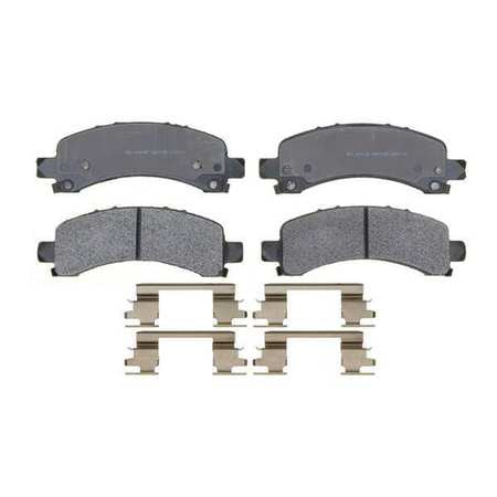 Brake Pad With Hardware,semi-metallic (1