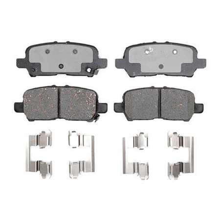 Brake Pad With Hardware,ceramic,bonded (