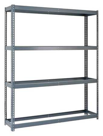 Boltless Shelving,starter,84" H,gray (1