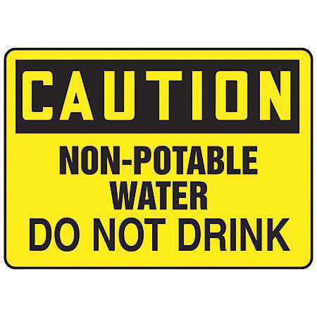 Caution Sign,7 X 10in,bk/yel,plstc,eng (