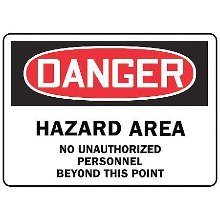 Spanish-bilingual Danger Sign,14"x10" (1