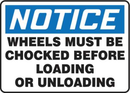 Notice Sign,7 X 10 In.,plastic (1 Units