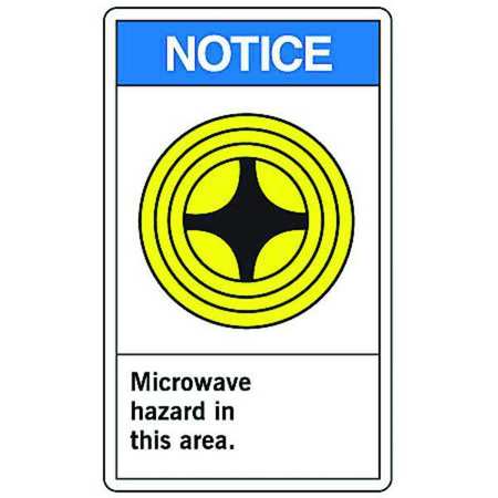 Notice Radiation Sign,14 X 10in,al,eng (