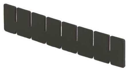 Esd Box Divider,black,9-5/8in.x1-7/8in.