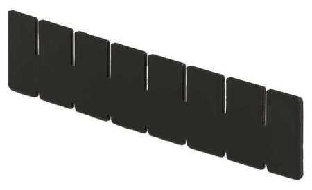 Esd Box Divider,black,9-5/8in.x2-7/8in.