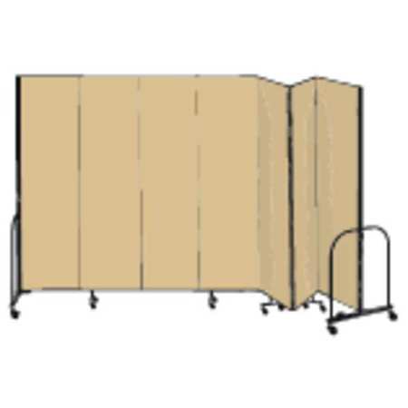 Partition,13 Ft 1 In W X 8 Ft H,beige (1