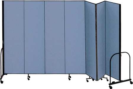 Partition,13 Ft 1 In W X 4 Ft H,blue (1