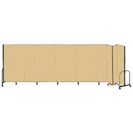 Partition,24 Ft 1 In W X 8 Ft H,beige (1