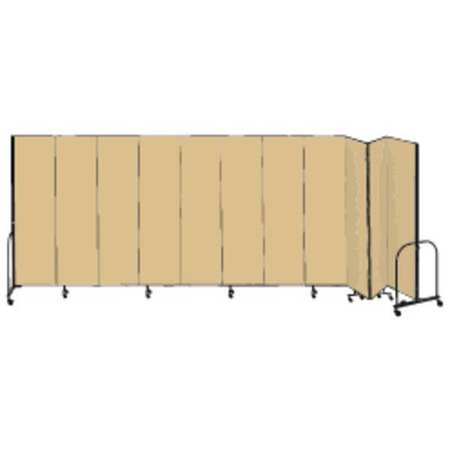 Partition,20 Ft 5 In Wx6 Ft 8 In H,beige