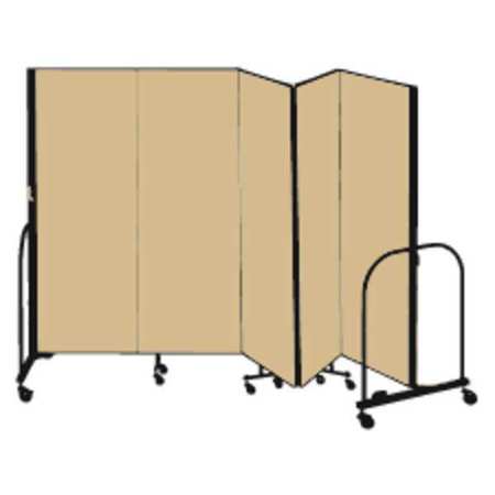 Partition,9 Ft 5 In W X 5 Ft H,beige (1