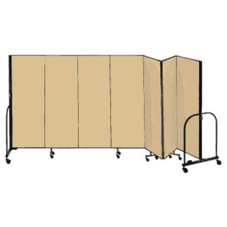 Partition,13 Ft 1 In W X 6 Ft H,beige (1